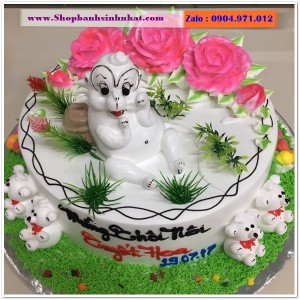 Bánh Sinh Nhật Con Khỉ Tuổi Thân - T19